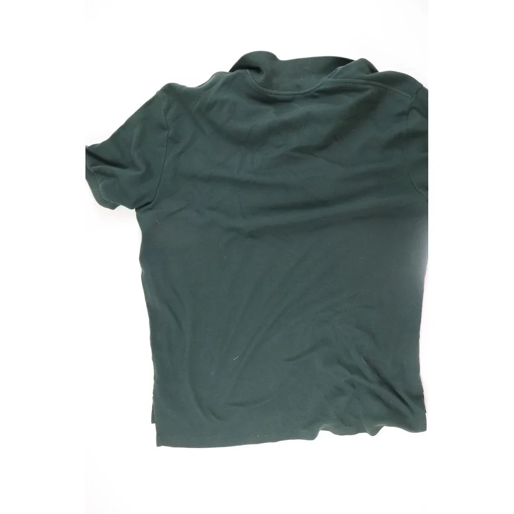 Polo Ralph Lauren Vintage Polo Shirt Short Sleeve Green Solid XL Excellent